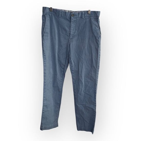 J. Crew Blue Chinos Classic Cotton Blend FLEX 30x30 - Picture 1 of 6